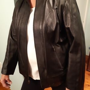 Black Leather Jacket - never worn